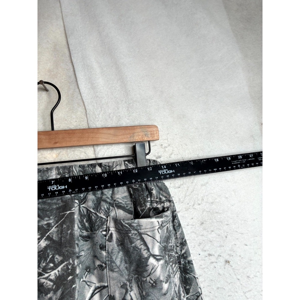PacSun Sweatpants Mens Small Gray Woodland Camouflage Straight Leg Drawstring - Picture 6 of 15